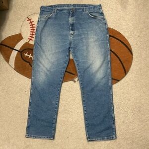 Wrangler blue jeans